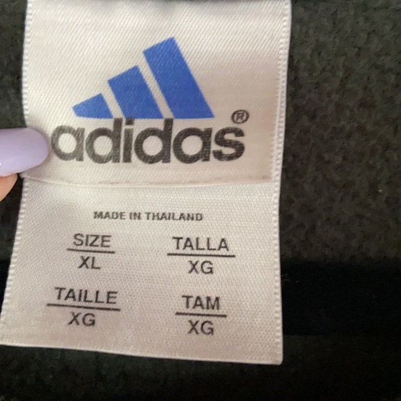 Adidas vintage fleece crew neck sweater - Picture 6 of 9